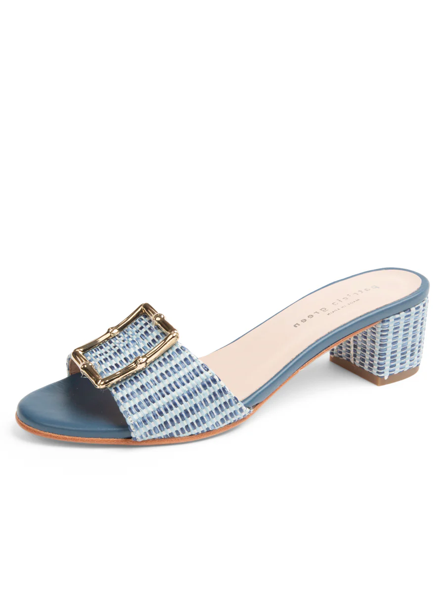 Patricia Green - Riviera Bamboo Block Heel Sandal