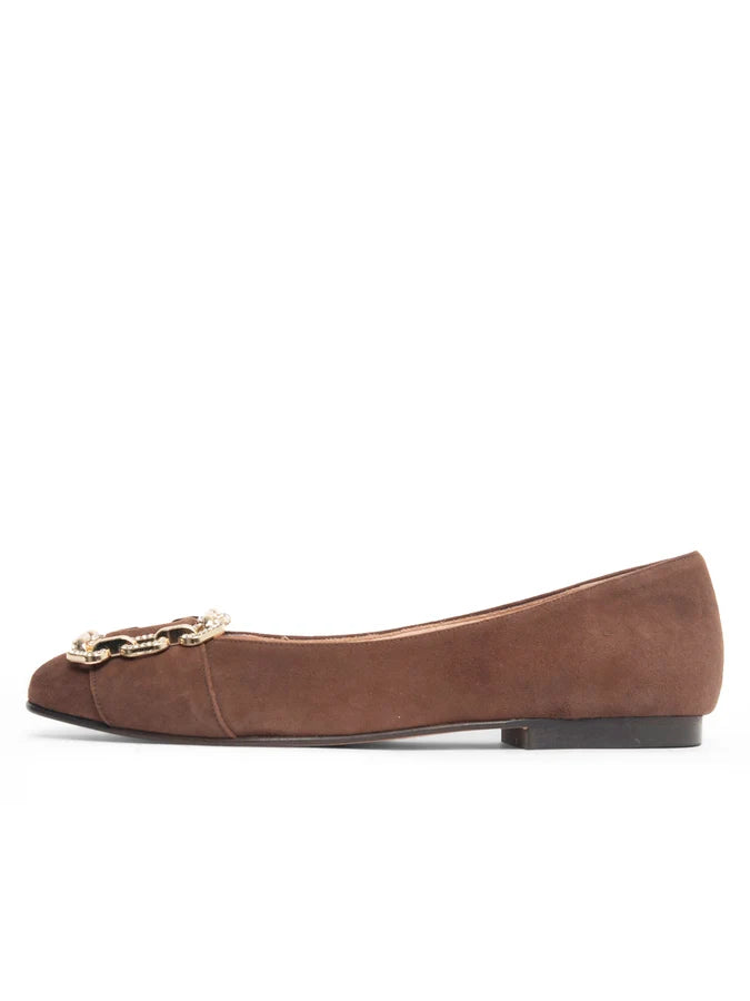 Patricia Green - Celine Chain Link Embellished Flat
