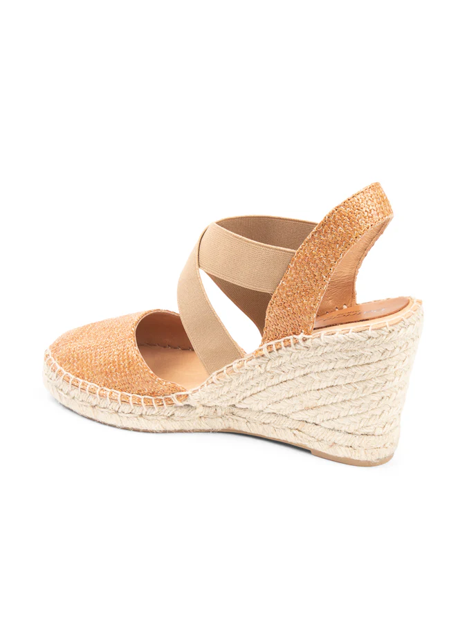 Patricia Green - Mila Raffia Espadrille with Elastic Straps