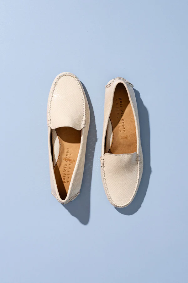 Patricia Green - Jillian Driving Moccasin in Snake