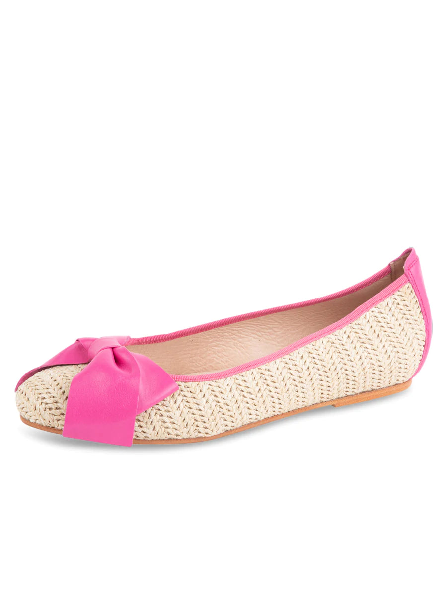 Patricia Green - ST. Tropez Raffia Ballet Flat