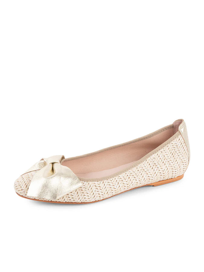 Patricia Green - ST. Tropez Raffia Ballet Flat