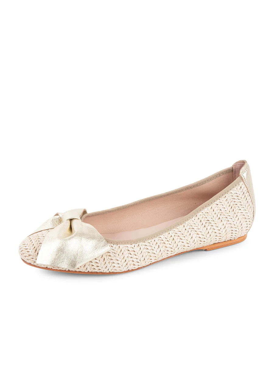 Patricia Green - ST. Tropez Raffia Ballet Flat