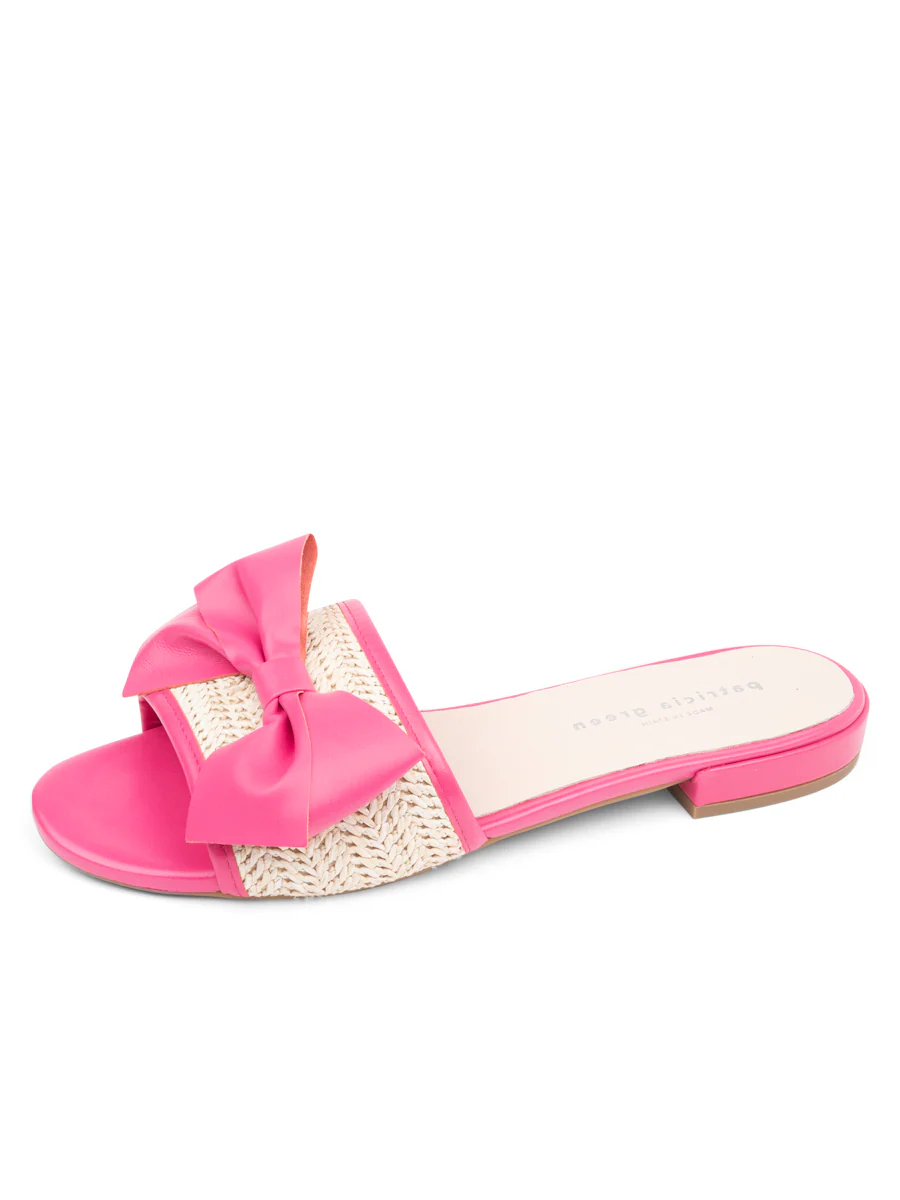 Patricia Green - St. Tropez Raffia Slide Sandal