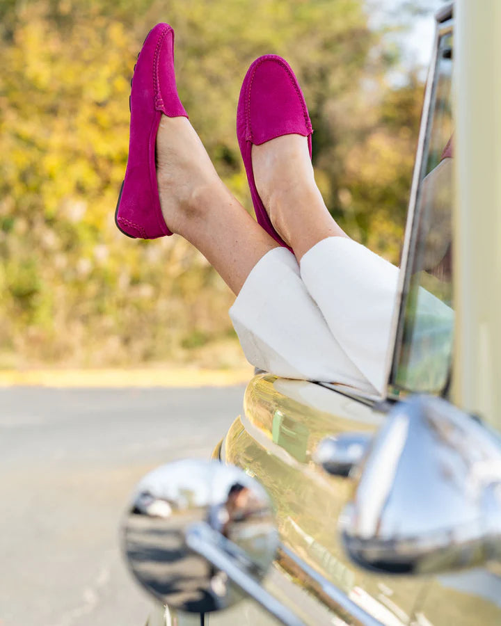 Patricia Green - Jillian Driving Moccasin in Suede