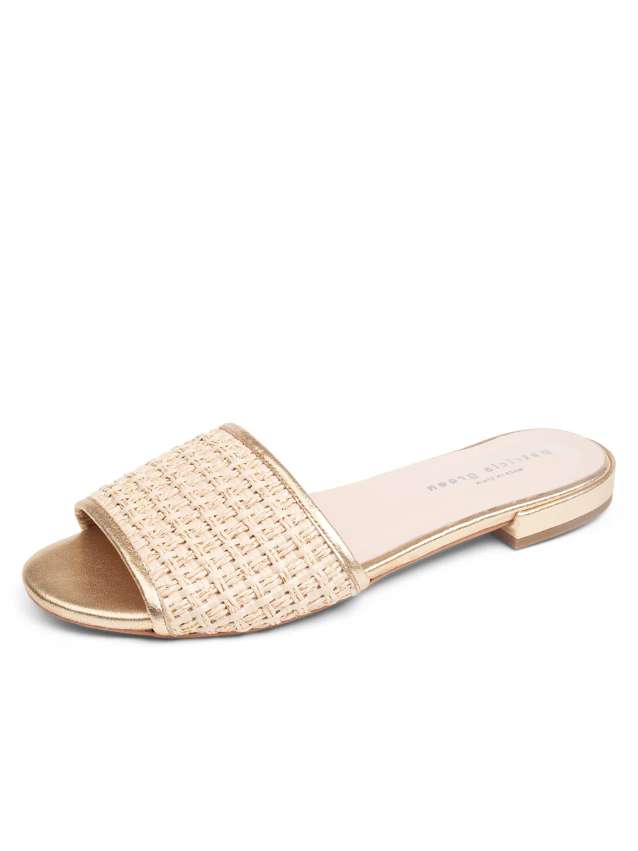 Patricia Green - Harper Raffia Flat Sandal