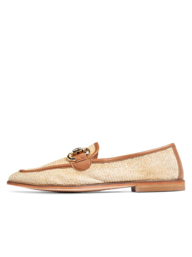 Patricia Green - Harlow Horsebit Raffia Loafer