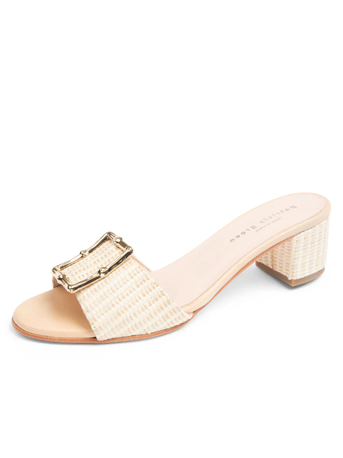 Patricia Green - Riviera Bamboo Block Heel Sandal