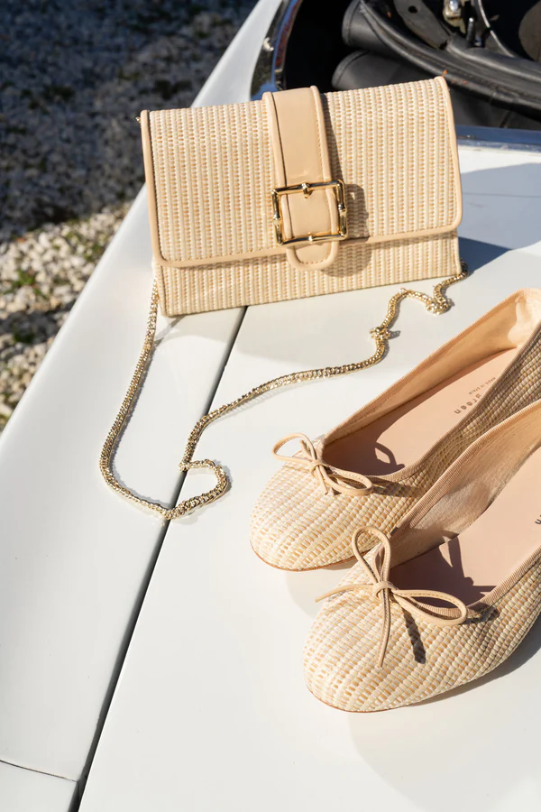 Patricia Green - Riviera Bamboo Buckle Clutch