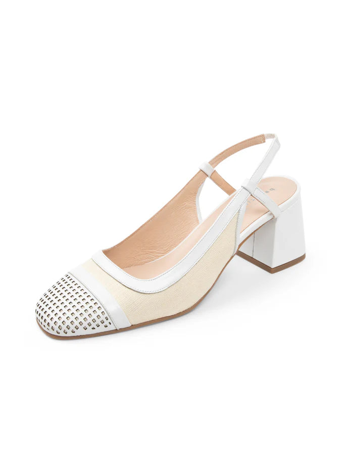 Patricia Green - Brooks Perforated Slingback Block Heel