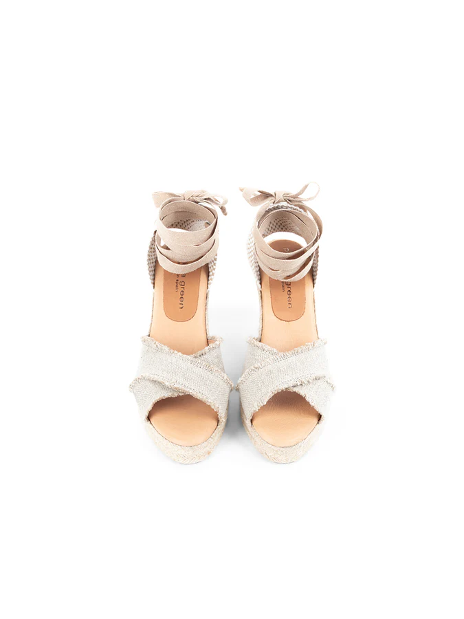 Patricia Green - Freya Criss-Cross Ankle Wrap Espadrille