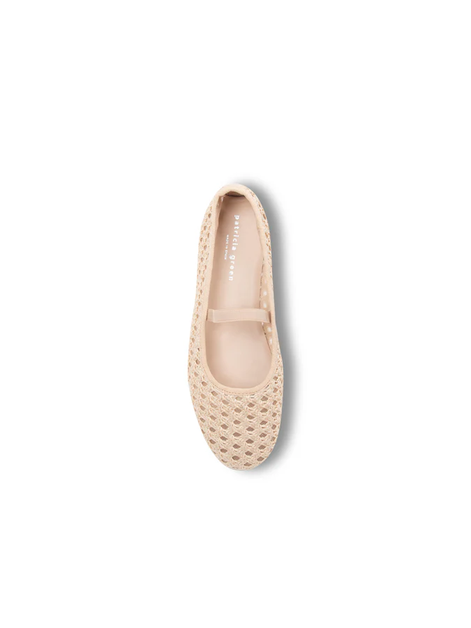 Patricia Green - Monaco Raffia Ballet Flat