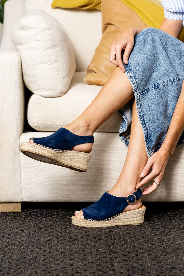 Patricia Green - Stella Peep Toe Espadrille with Buckle