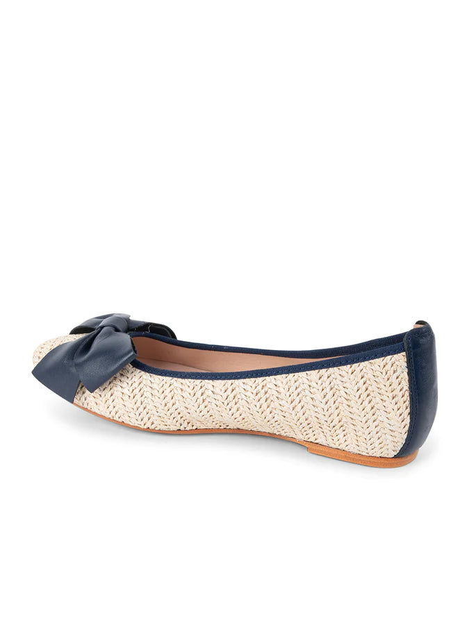 Patricia Green - ST. Tropez Raffia Ballet Flat
