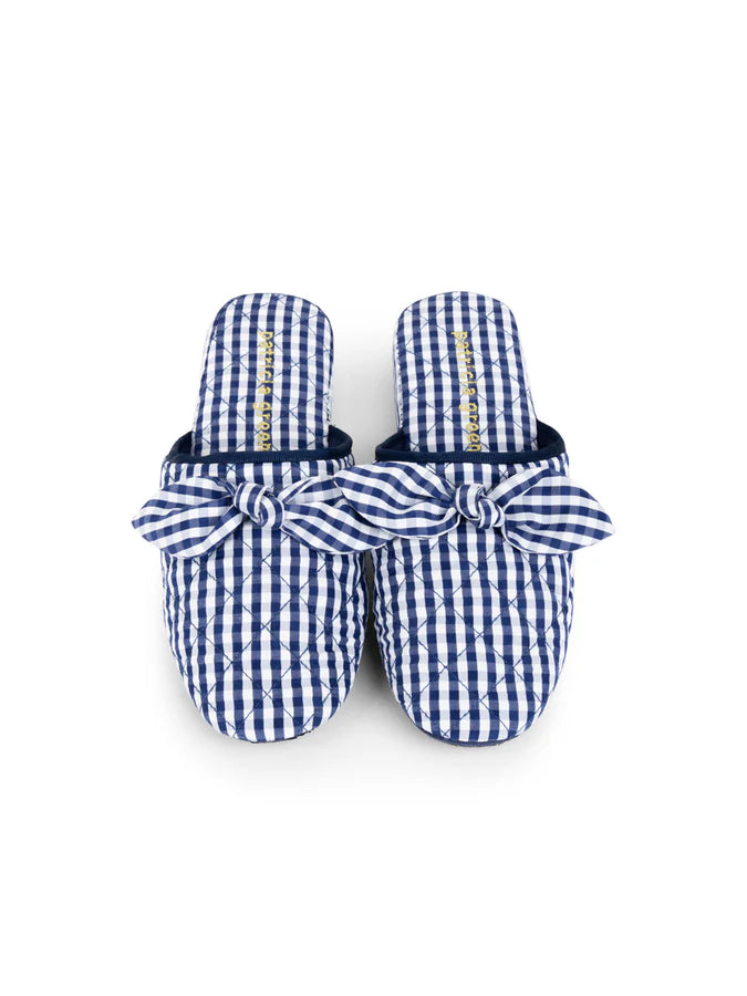 Patricia Green - Zoe Gingham Check Slipper
