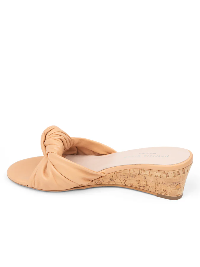Patricia Green - Savannah Knotted Bow Cork Wedge