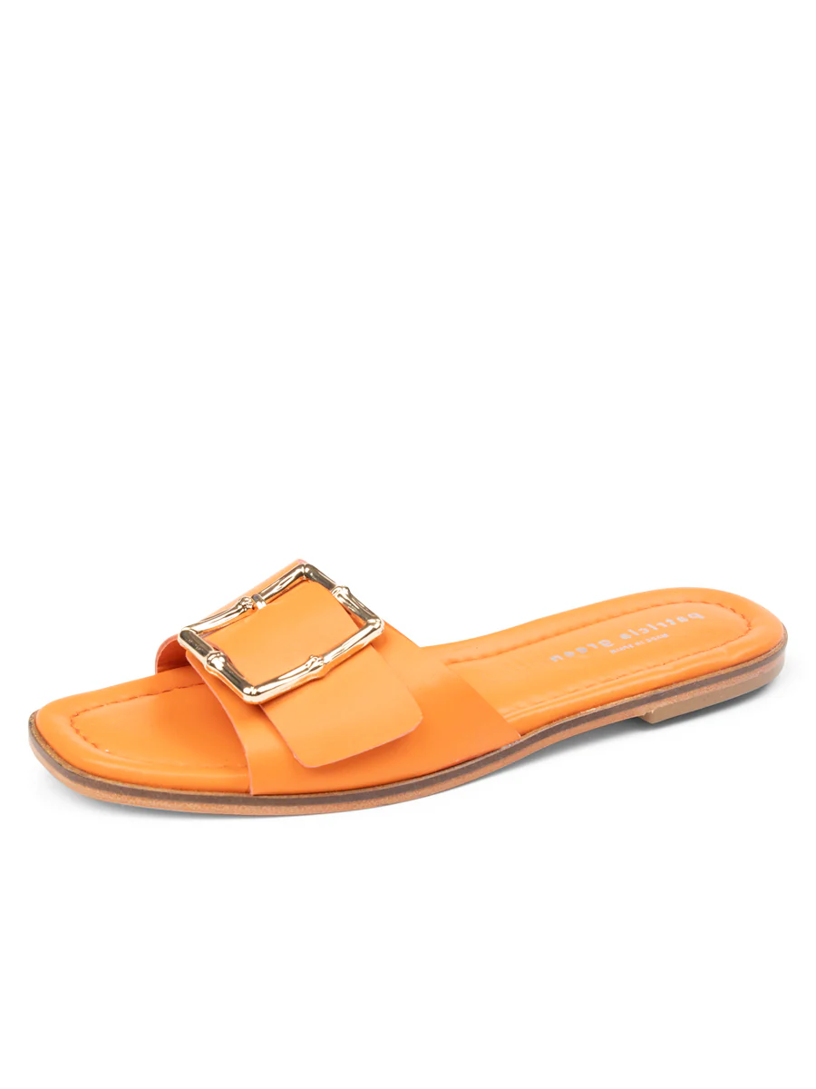 Patricia Green - Berkley Bamboo Buckle Flat Sandal