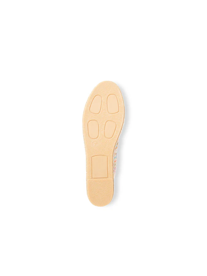 Patricia Green - Abigail Scalloped Raffia Slip On Espadrille