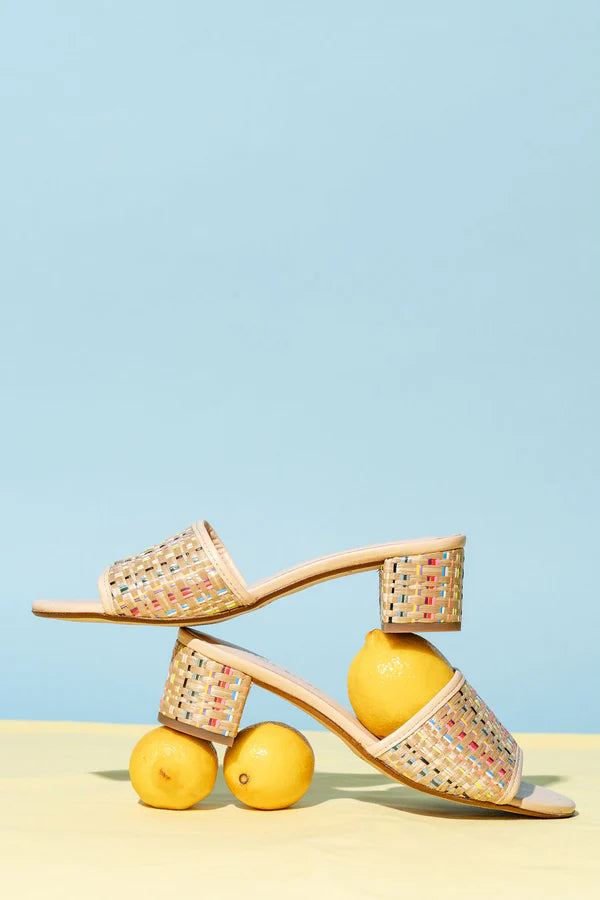 Patricia Green - Harper Raffia Block Heel Sandal