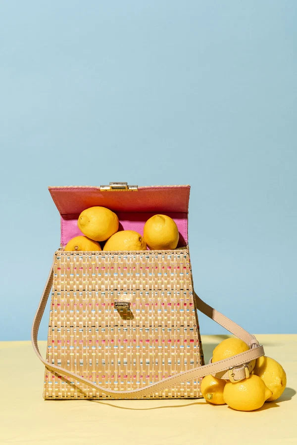 Patricia Green - Bennett Raffia Top Handle Bag