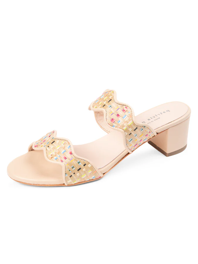 Patricia Green - Palm Beach Block Heel Scalloped Sandal