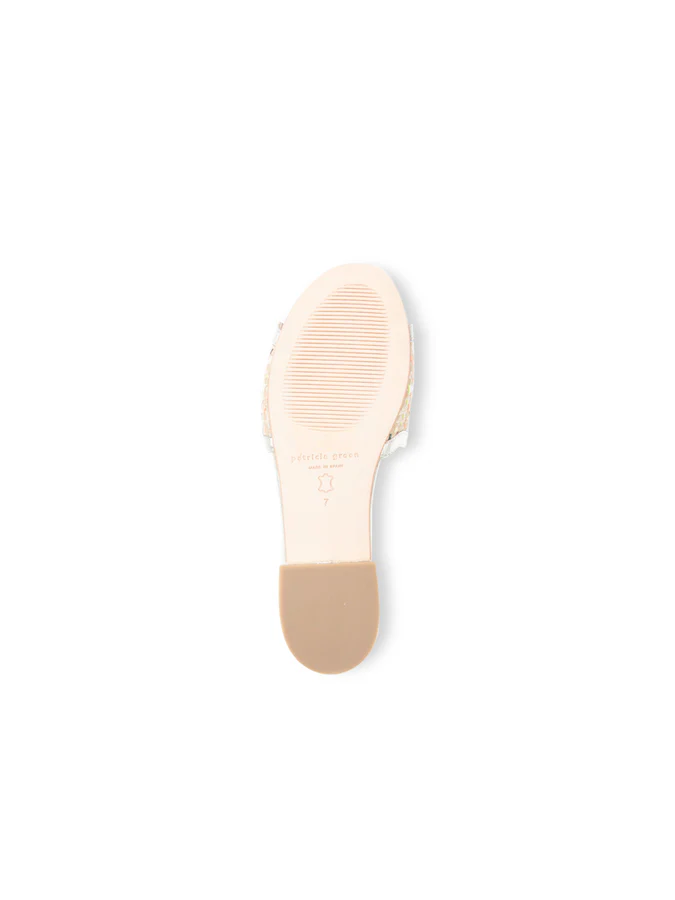Patricia Green - Emma Scalloped Raffia Flat Sandal
