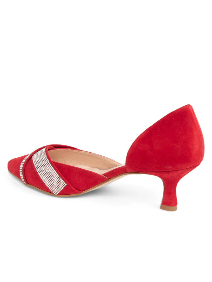 Patricia Green - Milan Crystal d'Orsay Kitten Heel