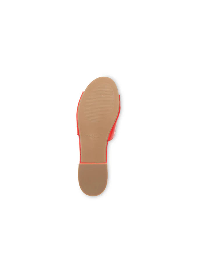 PATRICIA GREEN - BOCA SLIP-ON SANDAL - SIZE 10 - RED PATENT