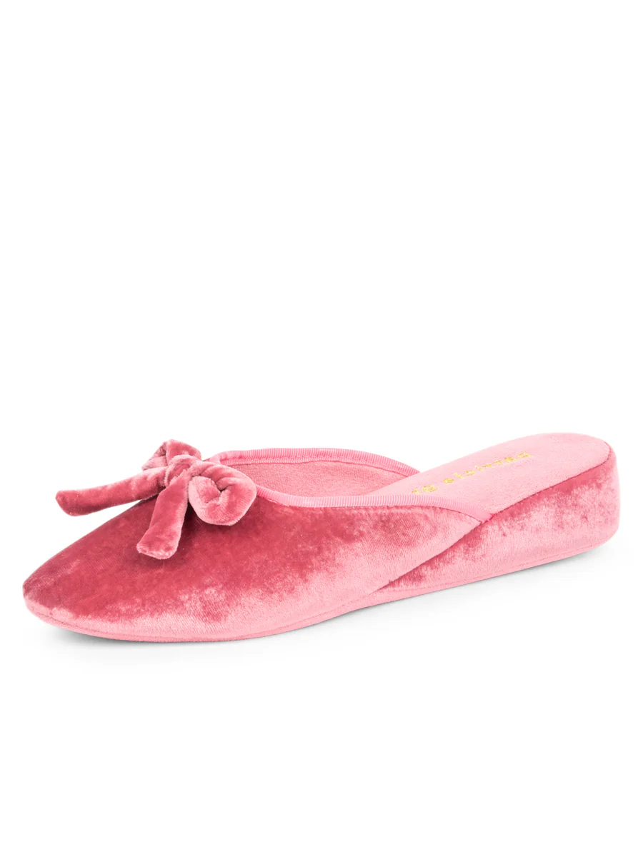 Patricia Green - Bardot Velvet Slip-On Slipper
