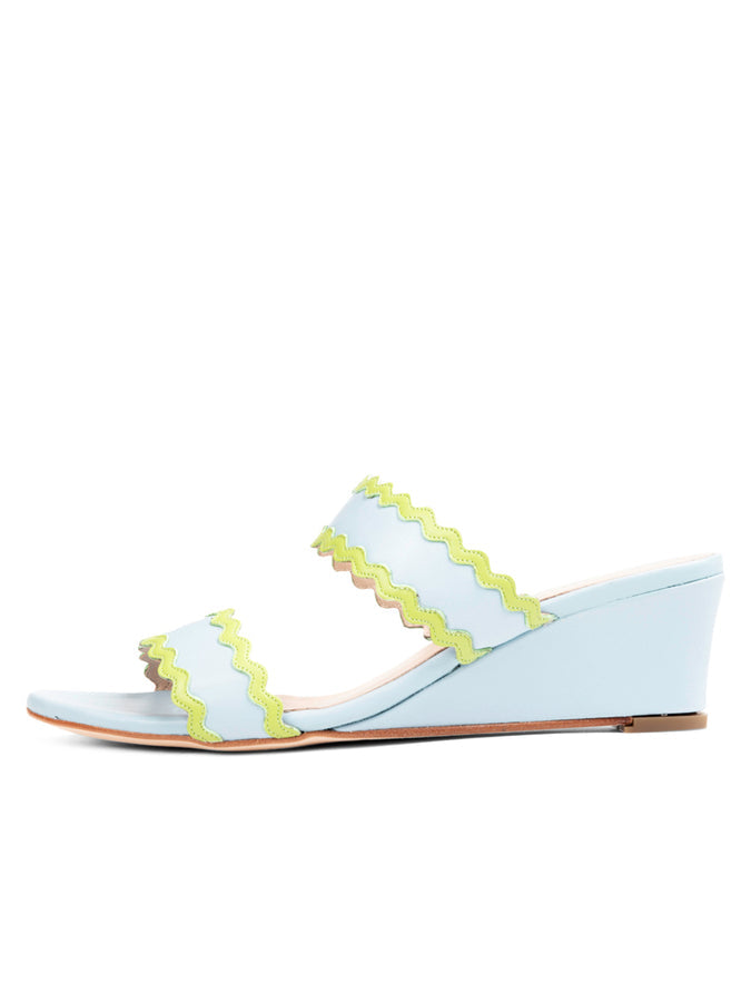 Patricia Green - Panama Scalloped Trim Wedge