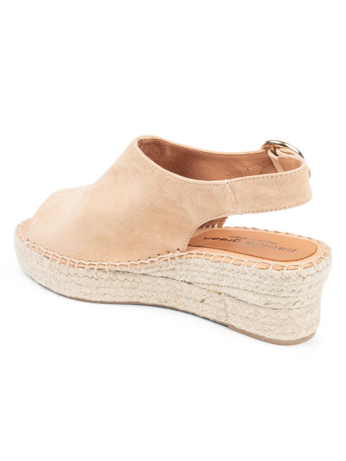 Patricia Green - Stella Peep Toe Espadrille with Buckle