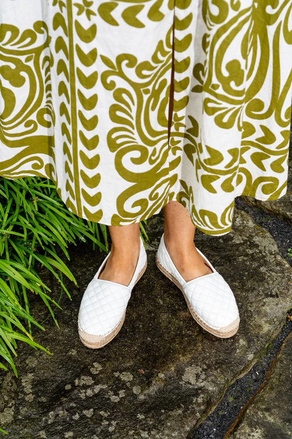 Patricia Green - Abigail Quilted Slip on Espadrille