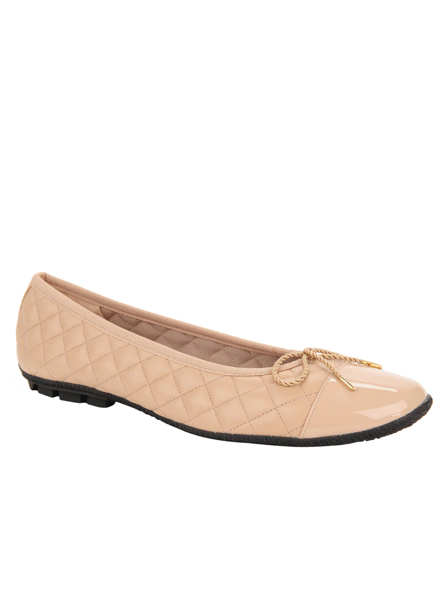 PAUL MAYER - COZY QUILTED LEATHER BALLET FLAT