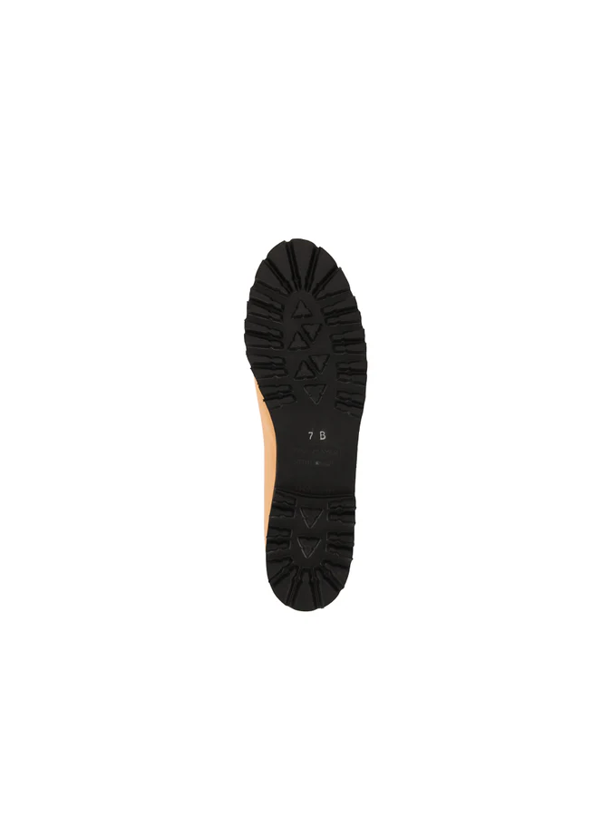 PAUL MAYER - BRAVO LUG SOLE BALLET - SIZE 10 - BLACK/GOLD METALLIC