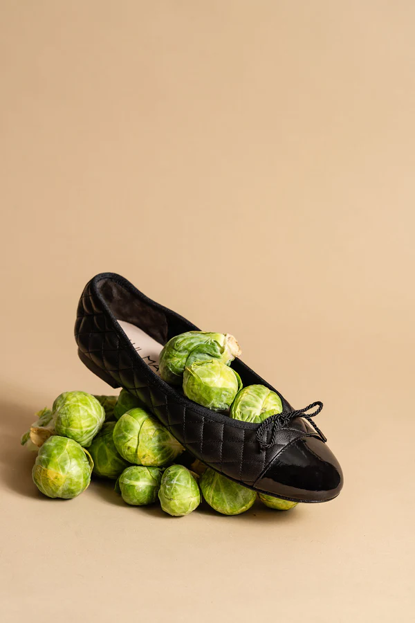 PAUL MAYER - BEST QUILTED BALLET FLAT WITH LEATHER SOLE