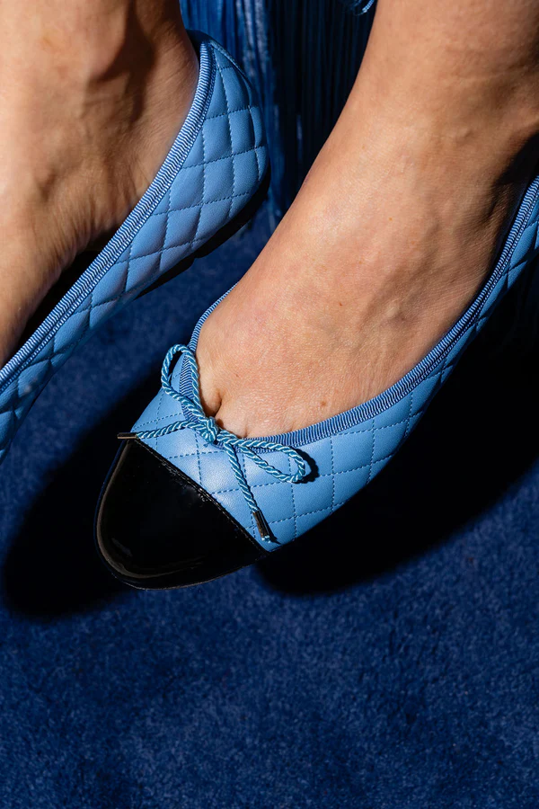 PAUL MAYER - BEST QUILTED LEATHER BALLET FLAT