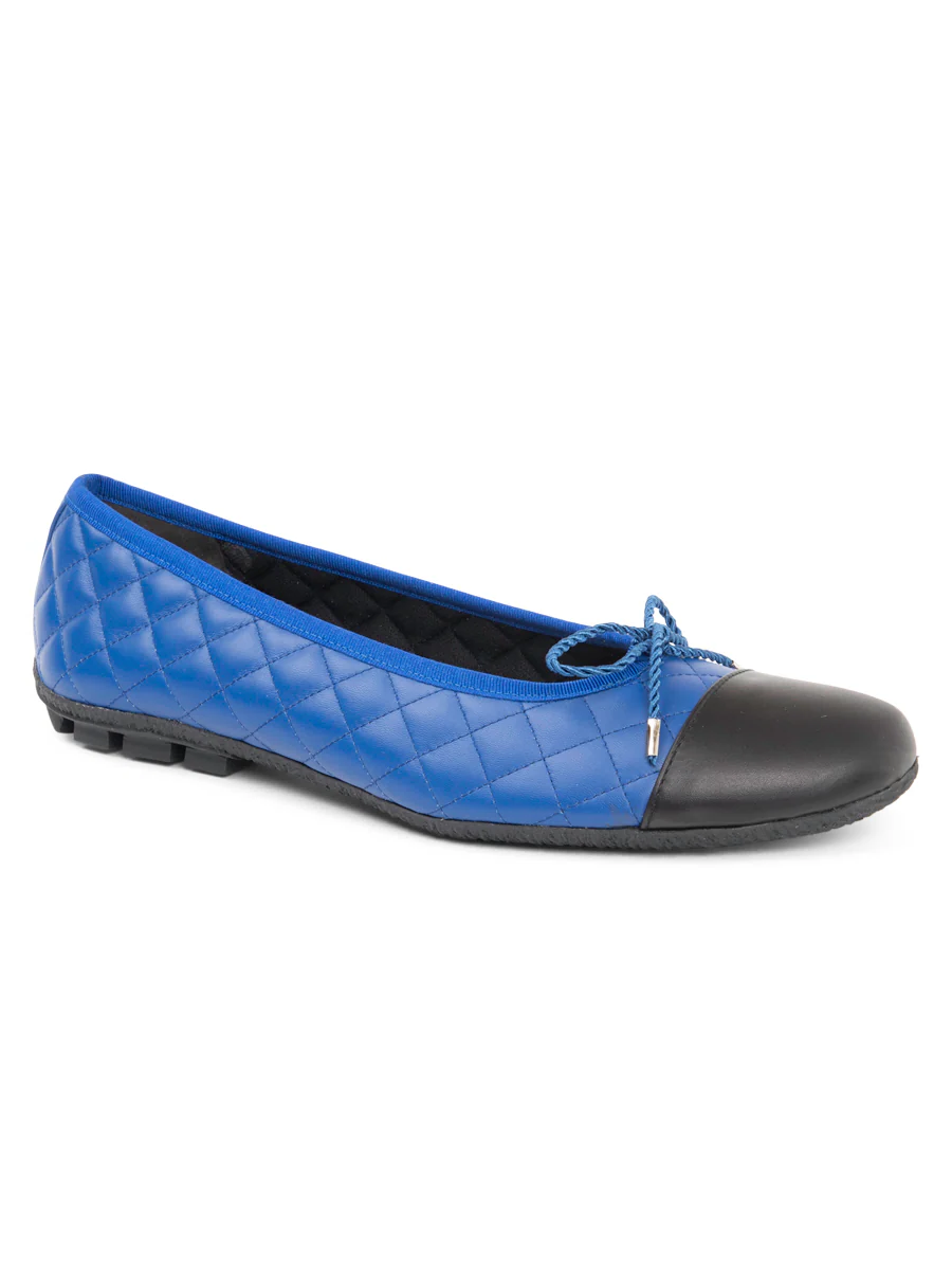 PAUL MAYER - COZY QUILTED LEATHER BALLET FLAT