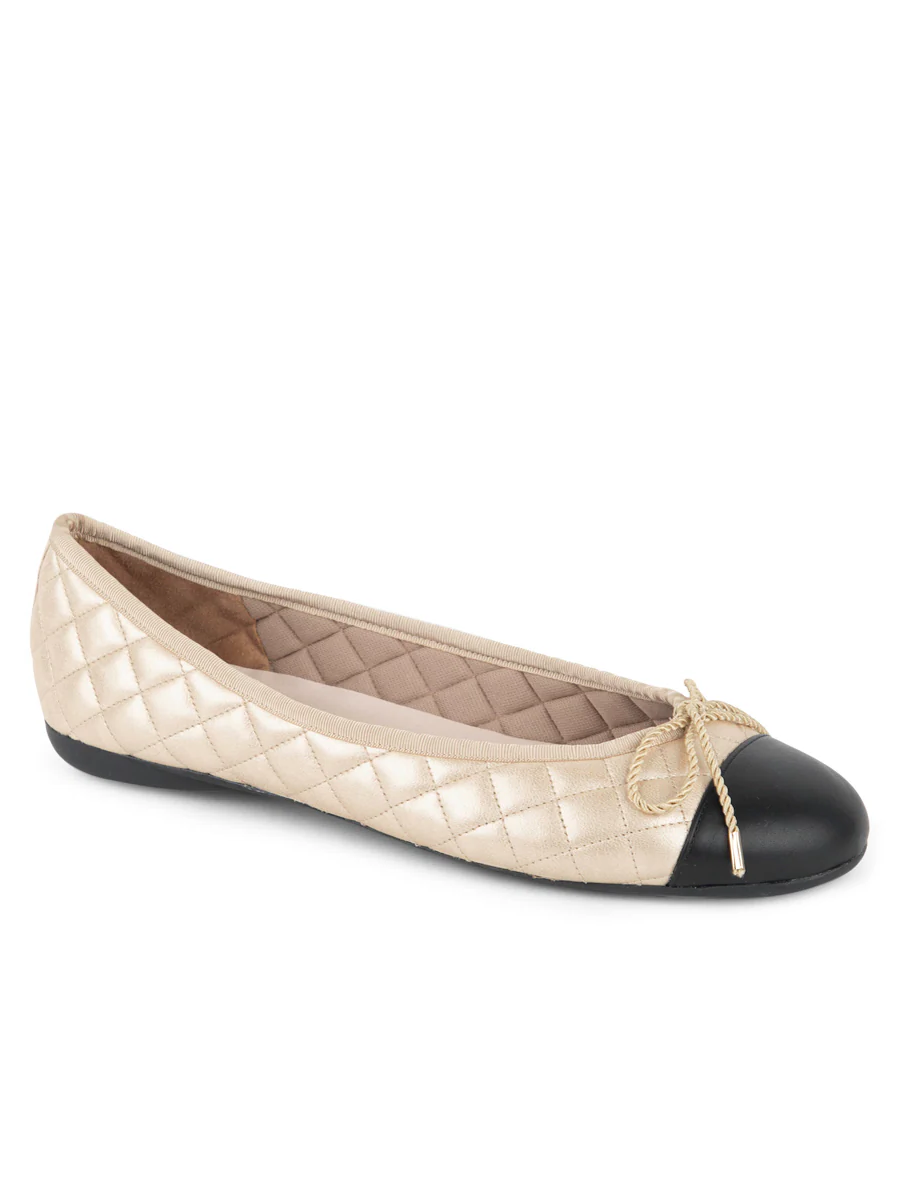 PAUL MAYER - BEST QUILTED LEATHER BALLET FLAT