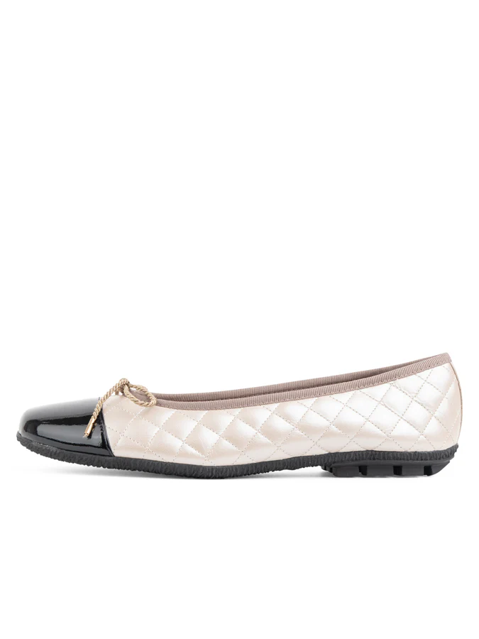 PAUL MAYER - COZY QUILTED LEATHER BALLET FLAT
