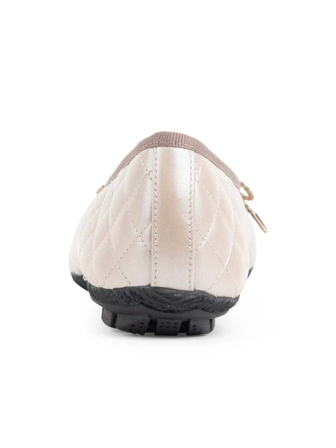 PAUL MAYER - COZY QUILTED LEATHER BALLET FLAT