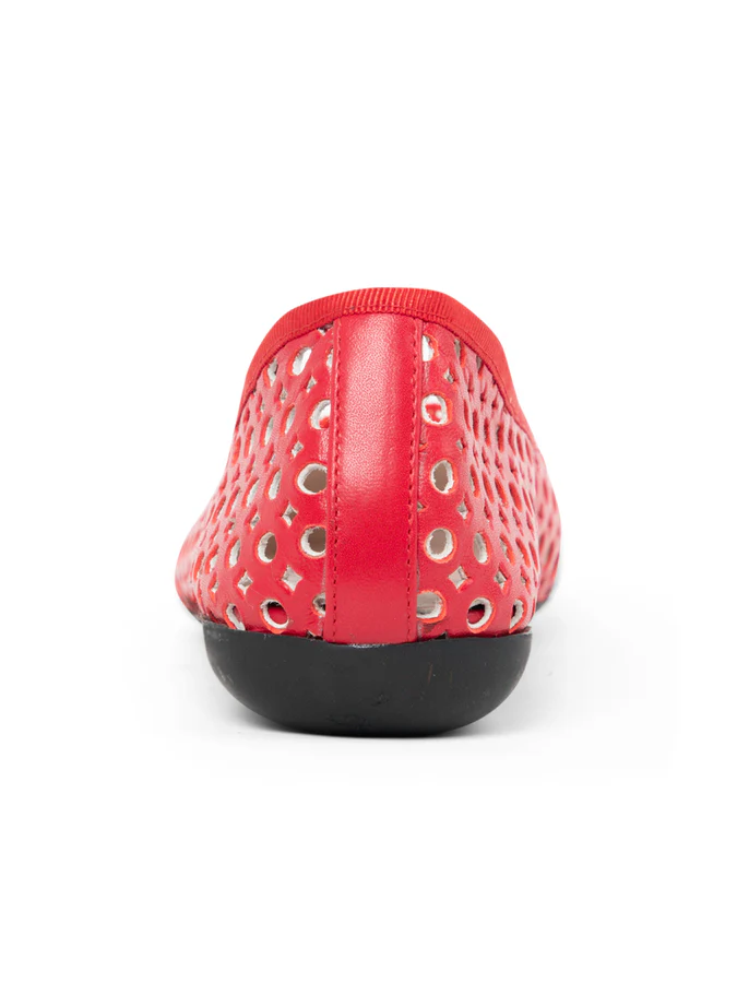 PAUL MAYER - BRANDY PERFORATED BALLET FLAT