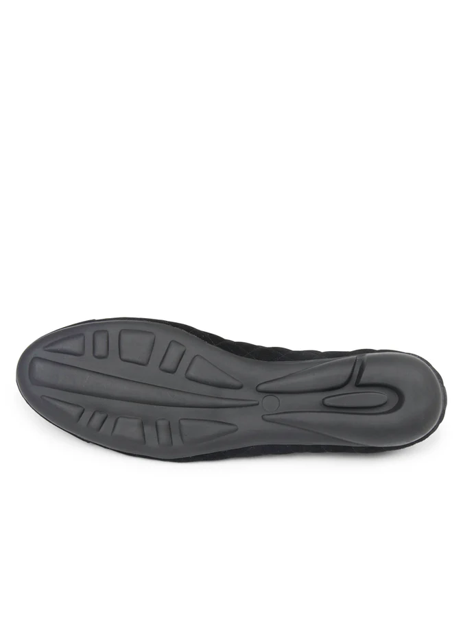 PAUL MAYER - BEST QUILTED BALLET FLAT IN SUEDE