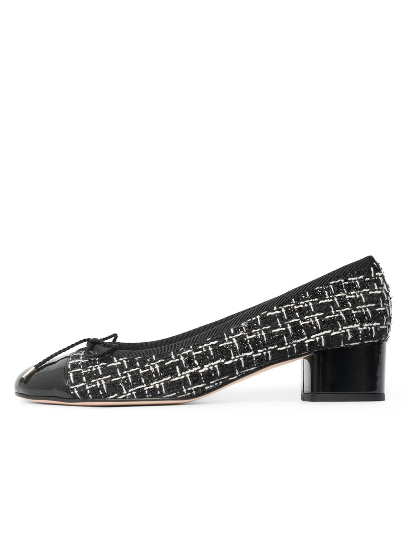 PAUL MAYER - BEST TITOU TWEED BLOCK HEEL