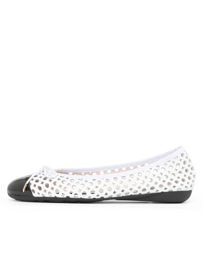 PAUL MAYER - BRANDY PERFORATED BALLET FLAT