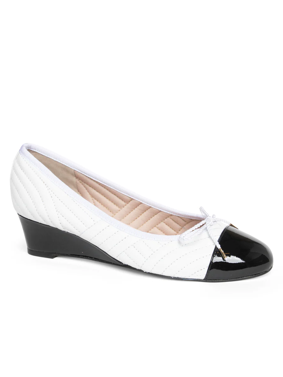 PAUL MAYER - NUBA QUILTED LEATHER WEDGE