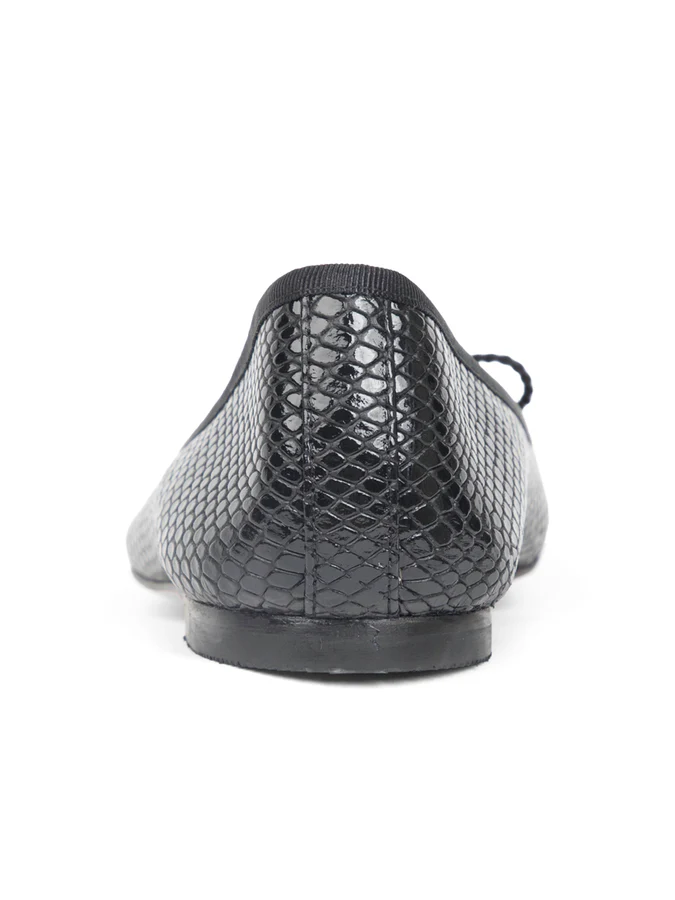 PAUL MAYER - LUXE TEXTURED LEATHER BALLET FLAT