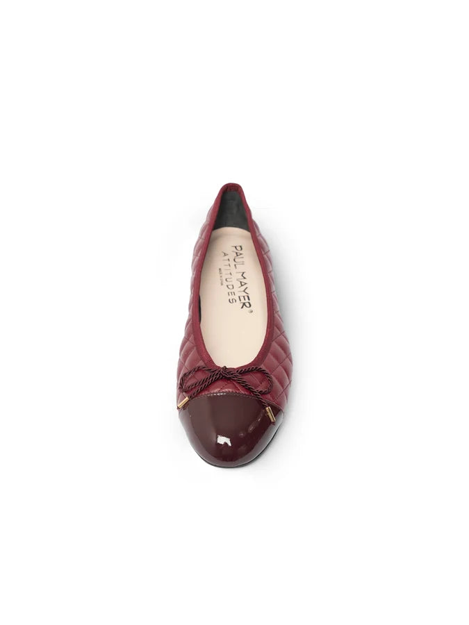 PAUL MAYER - BEST QUILTED LEATHER BALLET FLAT