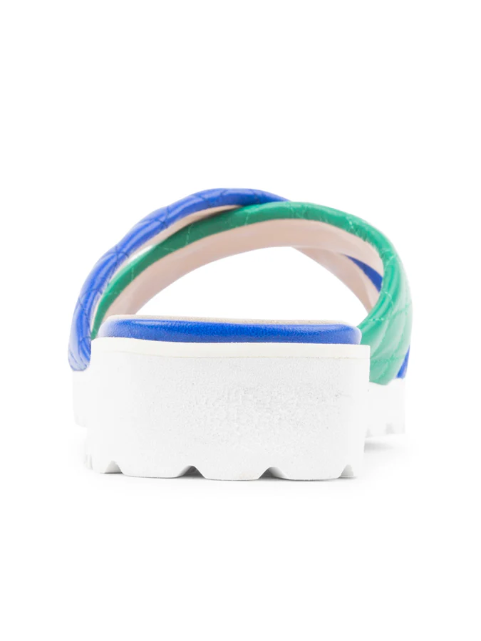 PAUL MAYER - POP CRISS-CROSS LUG SOLE SANDAL