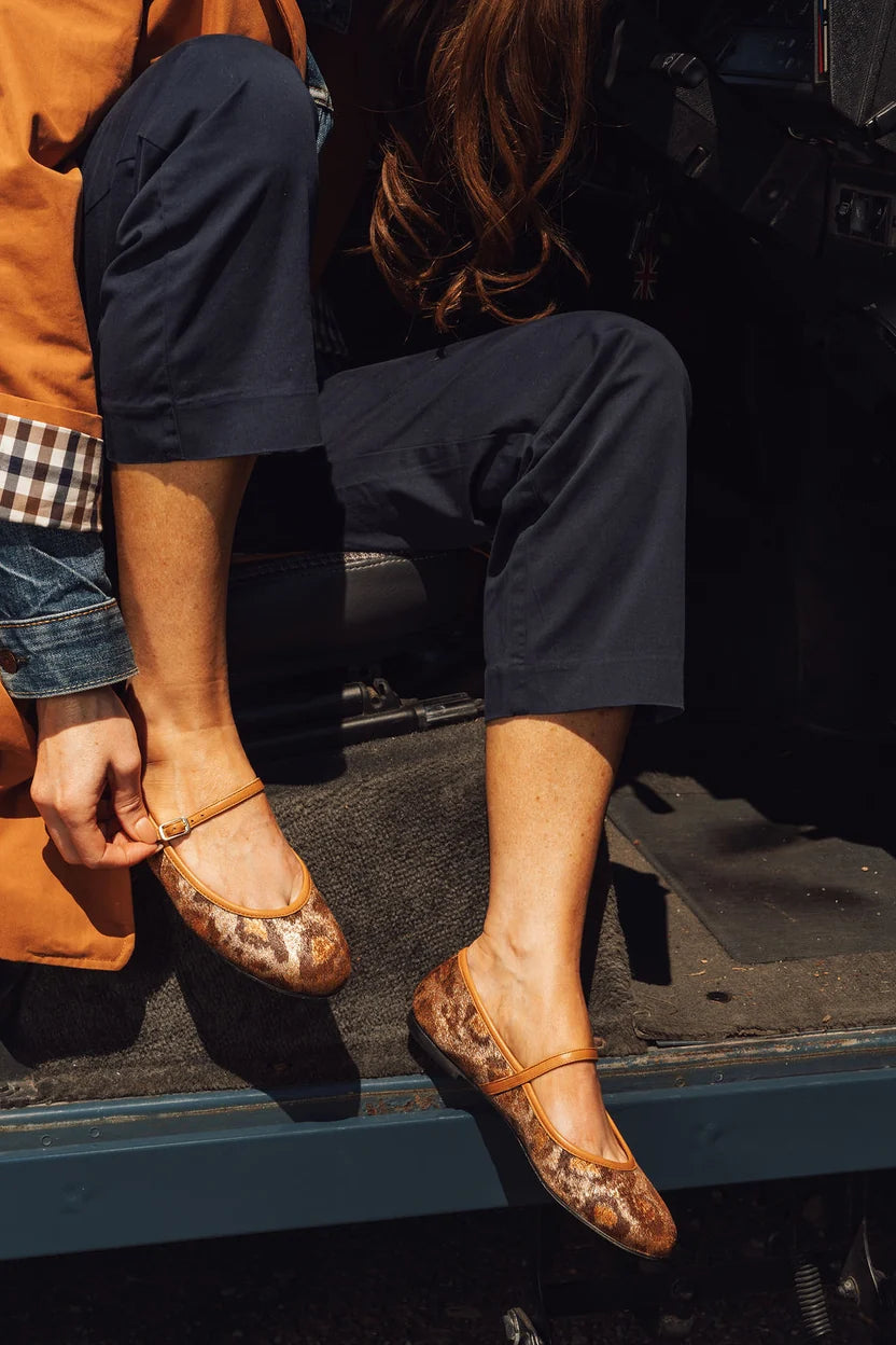 PAUL MAYER - BEST MARY JANE BALLET FLAT WITH LEATHER SOLE