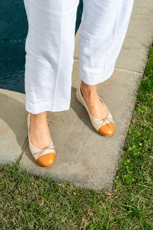 PAUL MAYER - BEST RAFFIA BALLET FLAT
